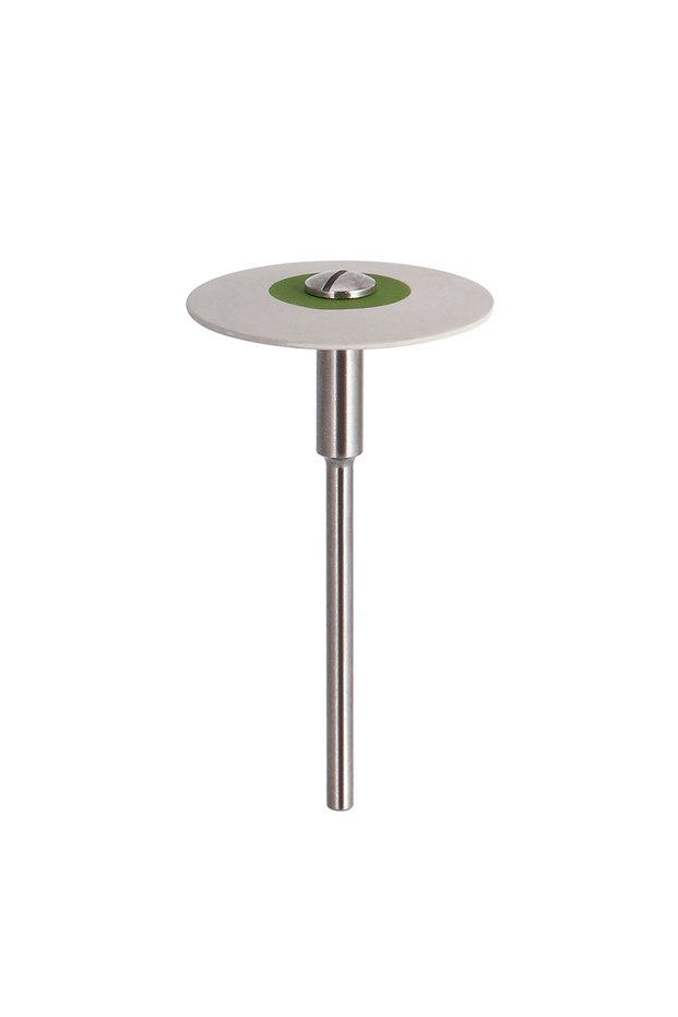 1 PC White- Ultra Fine Single-Piece Rubber Diamond Polishing Disc Grinding Head, with Different Grit