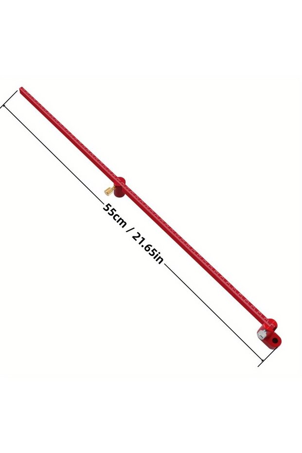 Metric 550mm 320/550mm Adjustable Drawing Circle Ruler, Aluminum Compass Scribe Center Finder,Carpen