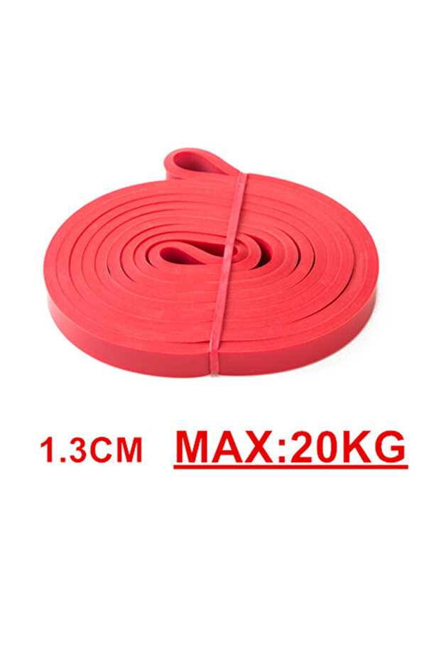 Red Bold Sports Elastic Belt Pull-Up Auxiliary Men's And Women's Gym Pilates Exercise Equipment Rubb