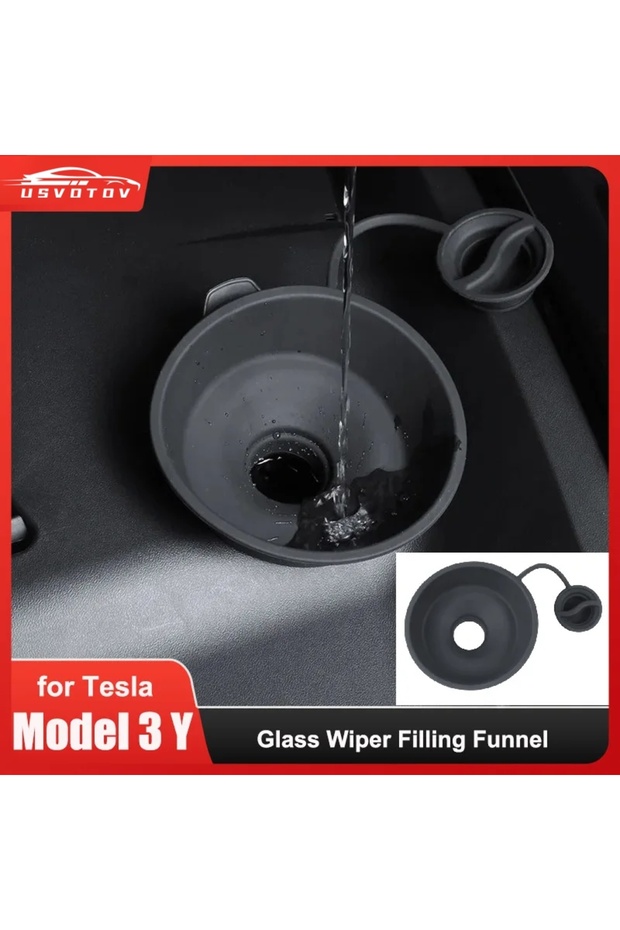 Glass Wiper Filling Funnel For Tesla Model 3 Y Juniper Lanuch 2025 2024 Filler Windshield Fluid Fill