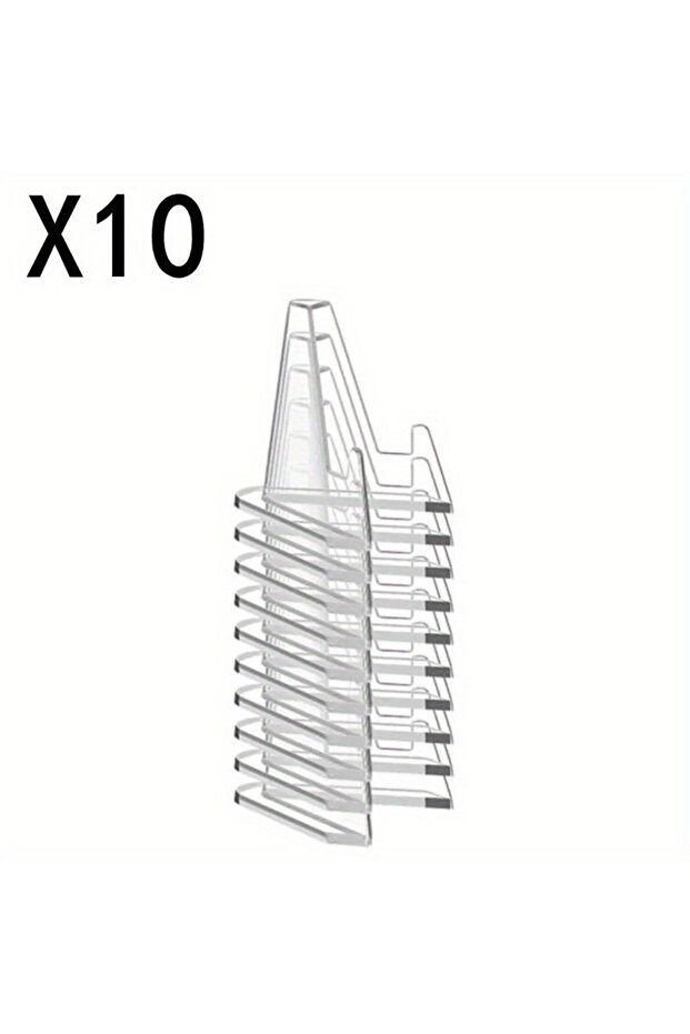 10Pcs 10/20/30pcs Transparent Acrylic Coin Display Stand Trading Card Stand Commemorative Coin Mini