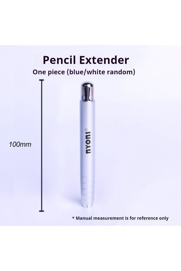 1Pc Random Press-type Pencil Extender Holder Set Adjustable Metal Pencil Lengthener Writing Drawing