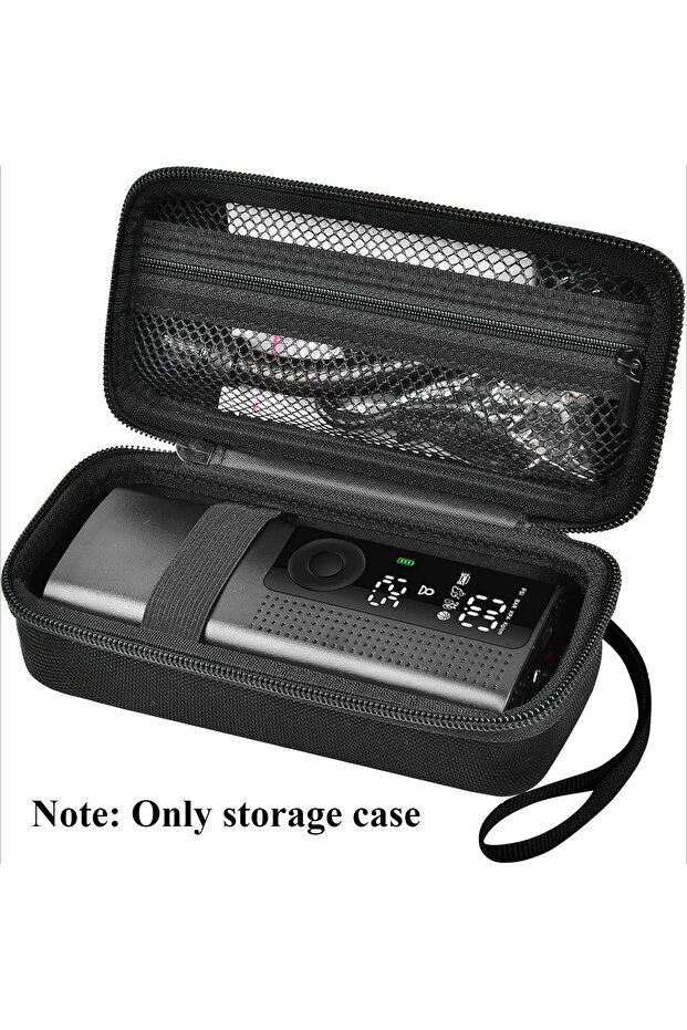 black Case Compatible with Portable Air Pump, 120 PSI Air Compressor, Car Tire Inflator Storage Bag