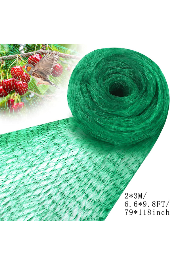 2x3M 6.6x9.8FT Bird Netting for Garden Protect Vegetable Plants and Fruit Trees,Plastic Trellis Nett