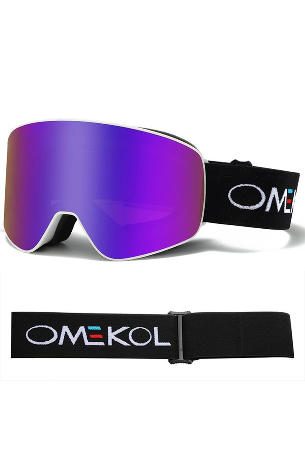 BC8 OMEKOL Brand New Double Layers Anti-fog Ski Goggles Men Women Snow Snowboard Glasses Snowmobile