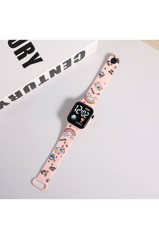 CHSN New Stitch Children Watches Girls Reloj Inteligente Para Niños Niña Reloj Hello Kitty Digital W