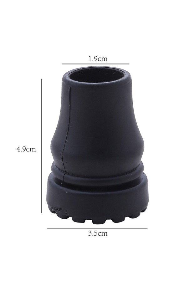 19mm 16-22mm Antiskid Walking Stick Crutch Cane Bottom Pads Cover Protector Climbing Hiking Trekking