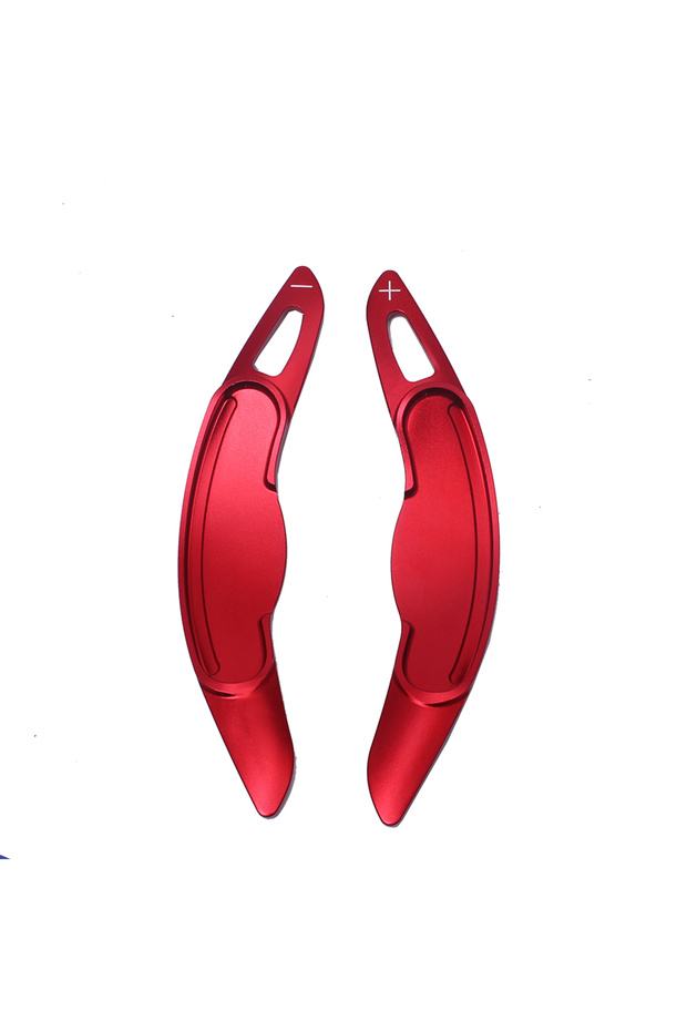 Red For MINI Cooper S JCW F54 F55 F56 F57 F60 Countryman Clubman Aluminum Steering Wheel Shift Paddl