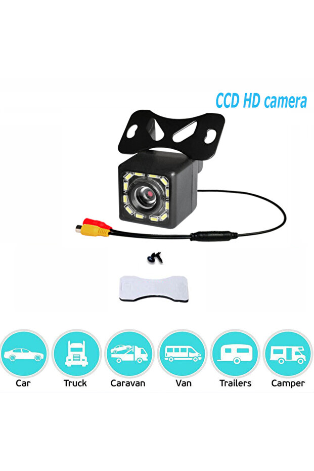12 V AV 12LED Car Rear View Camera Universal 12 LED Rear View Parking Night Vision Backup Parking Re