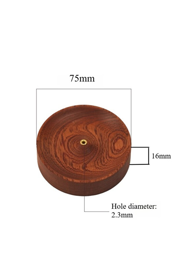 A Round Solid Wood Incense Stick Holder Sandalwood Agarwood Incense Burner Handmade Tea Ceremony In.
