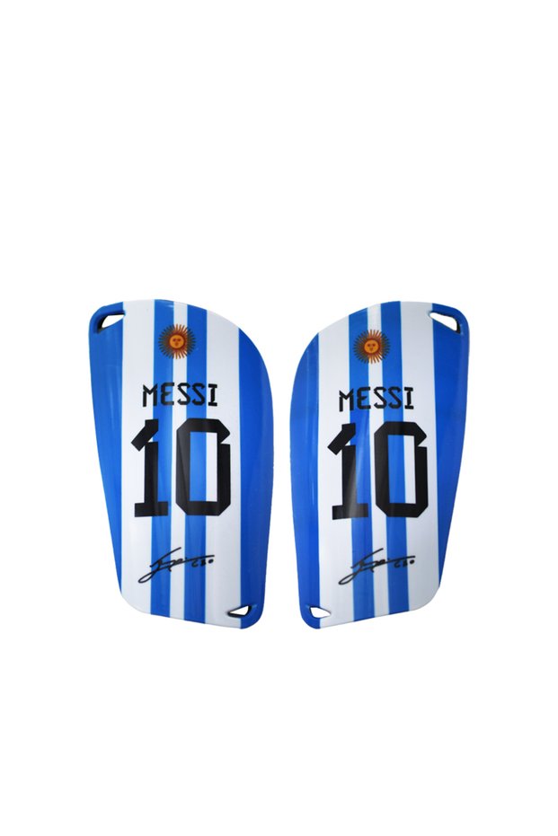 HB4-1Blue 1 Pair Outdoor Sports Football Shin Guard Teenagers Adult Ultra Light Football Leg Mat Pro