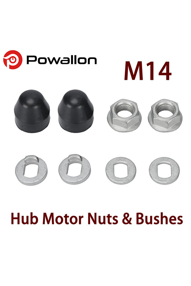 M14 M12/ M14/ M16 Electric Bicycle Hub Motor Nuts Screw For E-bike Motor Bushes