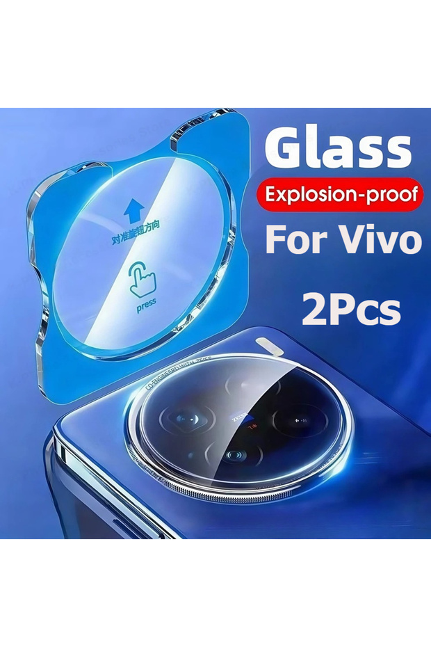 2 Pcs For Vivo X200 Pro 2 Pcs Tempered Glass Camera Protector For Vivo X200 Ultra X200S X100 X100S P