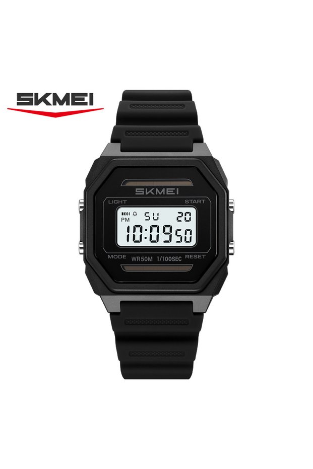 Skmei silicone black SKMEI 2640 Fashion Digital Watches for Man Solar Power Watch Alarm Clock Lumino