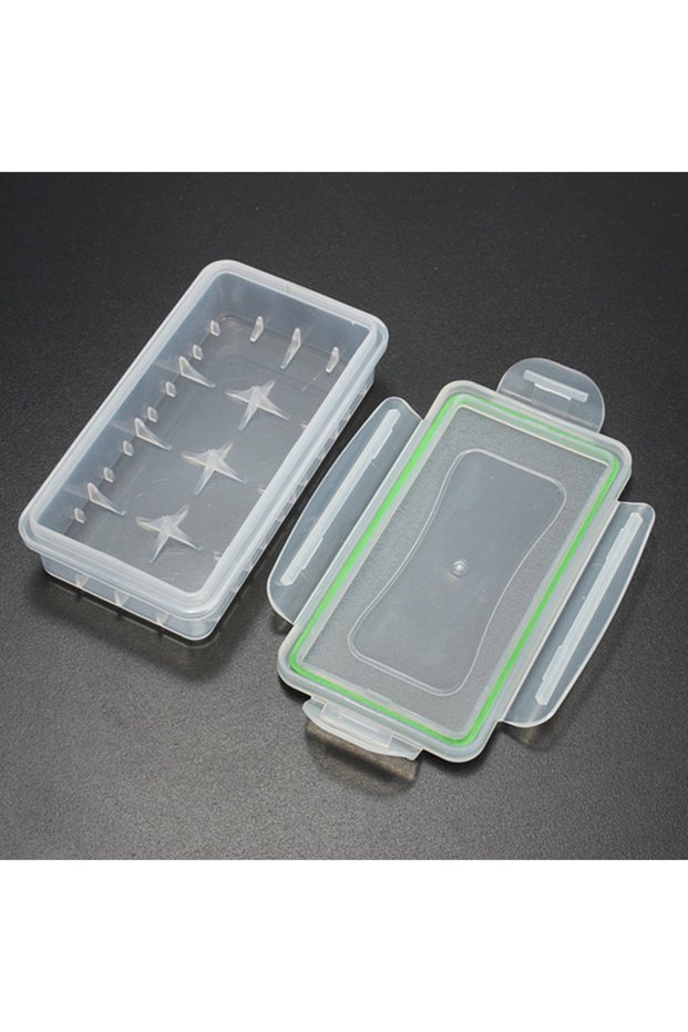 18650 Battery Case Holder Storage Box Hard Wear-resistant Plastic Case Waterproof Batteries Protecto