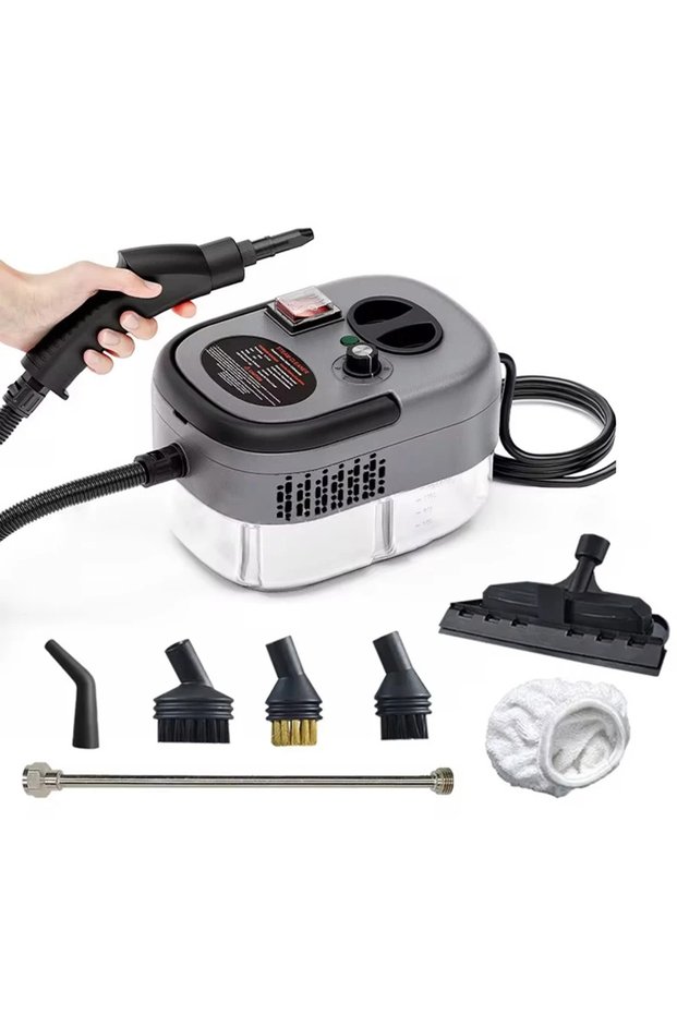 220 V EU Plug Grey Portable Handheld Steam Cleaner High Temperature Pressurized Steam Cleaning Machi