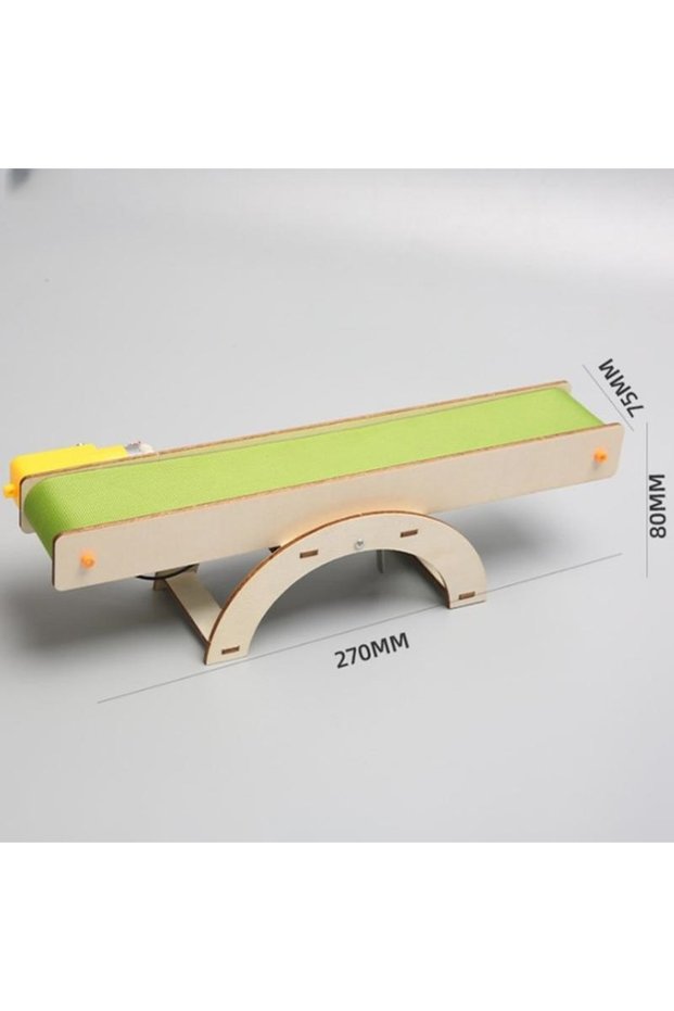 1Pcs DIY Conveyor Belt Kit for Kids - Creative Self-Assembly STEM Project Toys Educational Building
