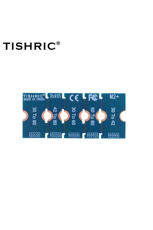 Blue TISHRIC M.2 SSD Extension Adapter M2 Solid-state Drive 2230 2242 2260 to 2280 Extension Brack
