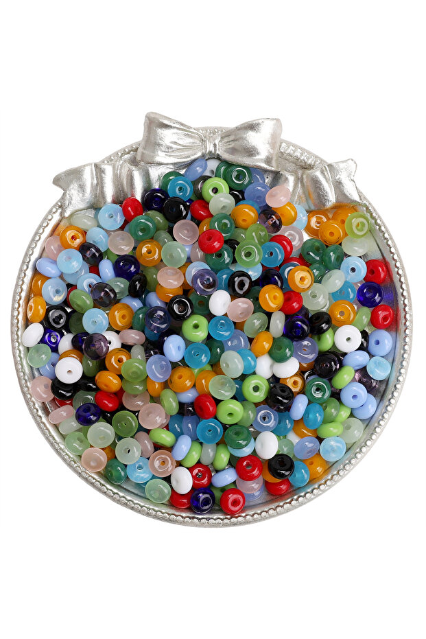 6x3mm style10 about100pcs 10/20G/Bag Domestic Super Excellent Glass Rice Beads Wheel Beads Colorful