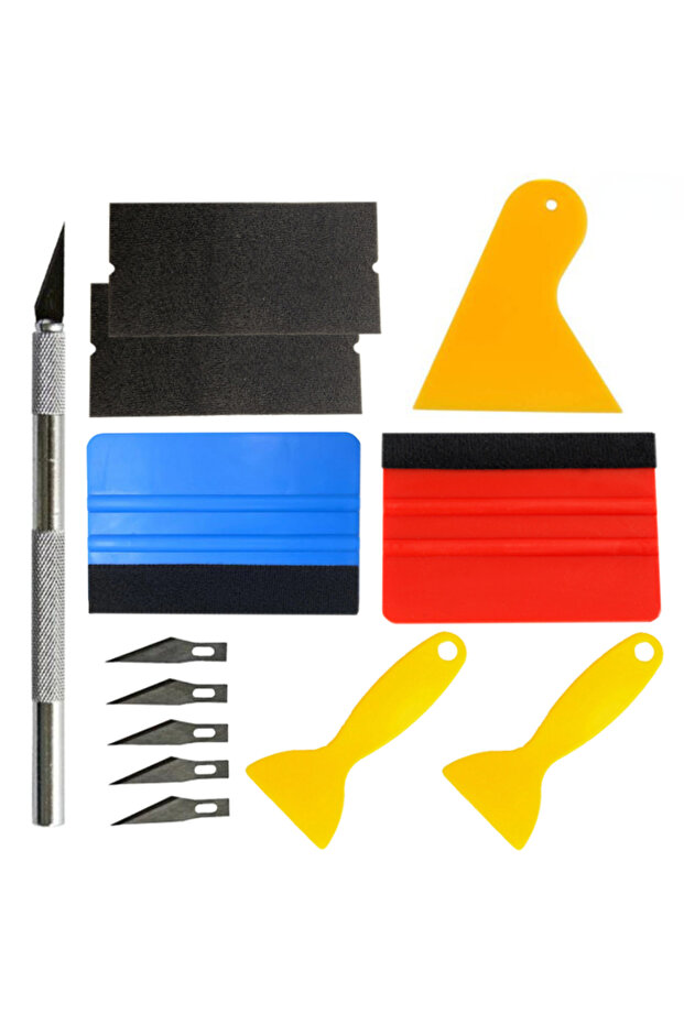 Set 1-13Pcs PWS Car Tools Wrap Film Sticker Wrapping Tool Vehicle Vinyl Wrap Window Tint Film Tool K