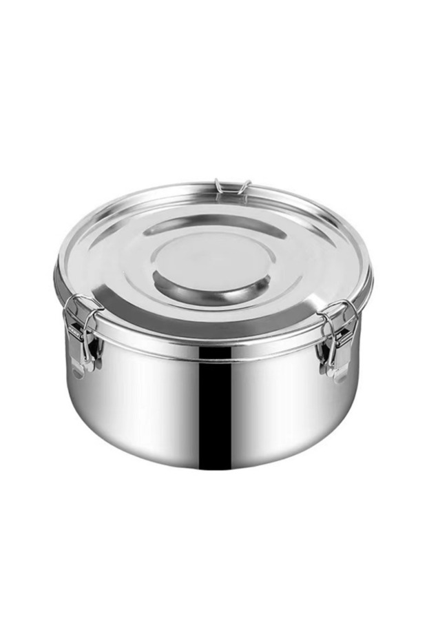 10cm-360ml High Quality 304 Stainless Steel Lunch Box Round Sealed Food Container Vegetable Fruit Le