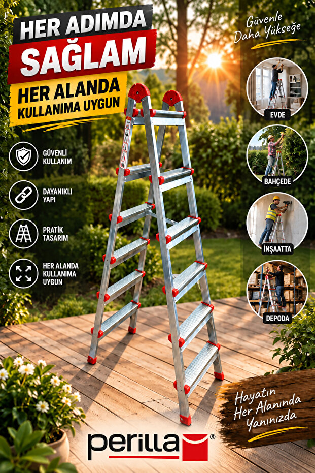 6+6 Çift Çıkışlı Merdiven