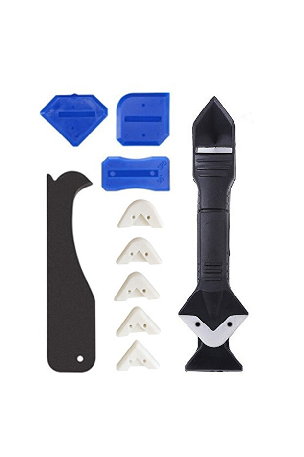 Tool set Silicone Caulking Tool | 5-in-1 Sealant Finishing Tool | Caulk Remover Glass Glue Angle Scr