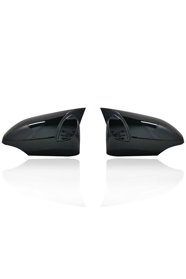 ABS Black Side Wing Rearview Mirror Cover Cap For Toyota Corolla 2014 2015 2016 2017 Carbon Black hi