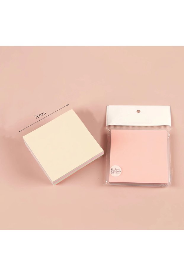 Mix Color 100Sheets Color Sticky notes Pads Posits Stationery Paper Stickers Posted It Memo Notepad