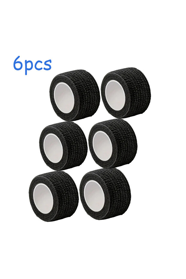 black - 6pcs 6pcs Tearable Headphone Headband Protector Tape,Anti-Aging Peeling Repair Strip for Ove