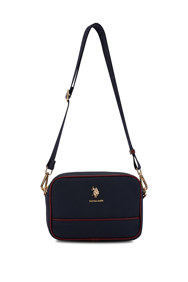 Navy Blue-Claret Red Women's Messenger Bag Us26664