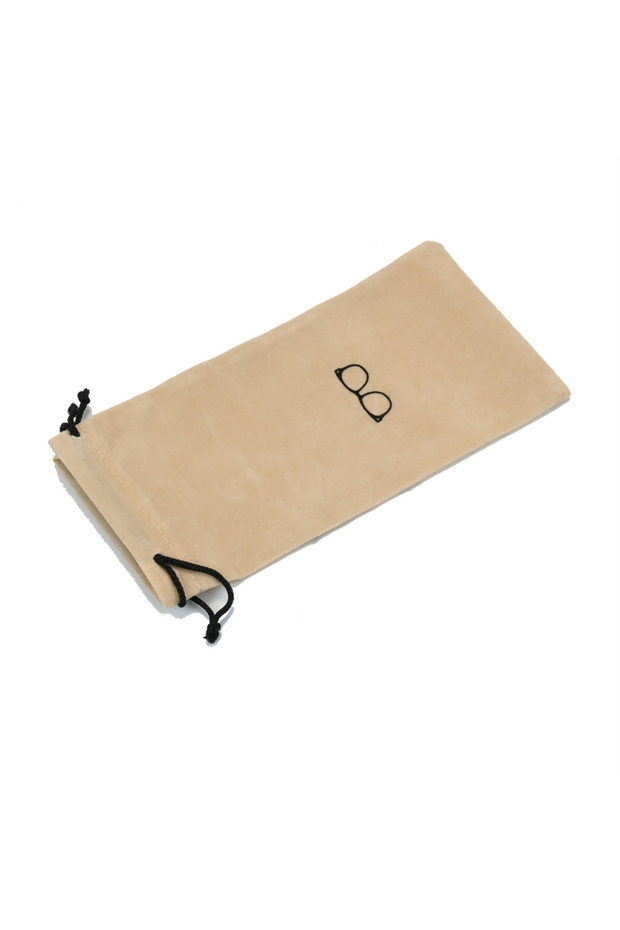 Khaki Fashion Portable Glasses Case Eyewear Accessories Soft Eyeglasses Bag Sunglasses Bags Solid Co