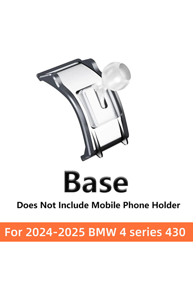 Only one base Car Phone Holder For 2024 2025 BMW 4 Series 430i Air Vent Exclusive Base GPS Stand Mag