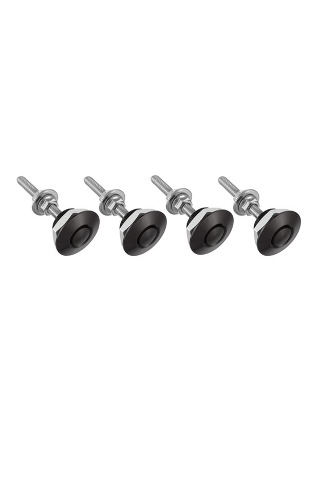 4pcs black 2/4pcs Push Button Billet Quick Release Fasteners Latch License Plate Lock Clip Aluminum