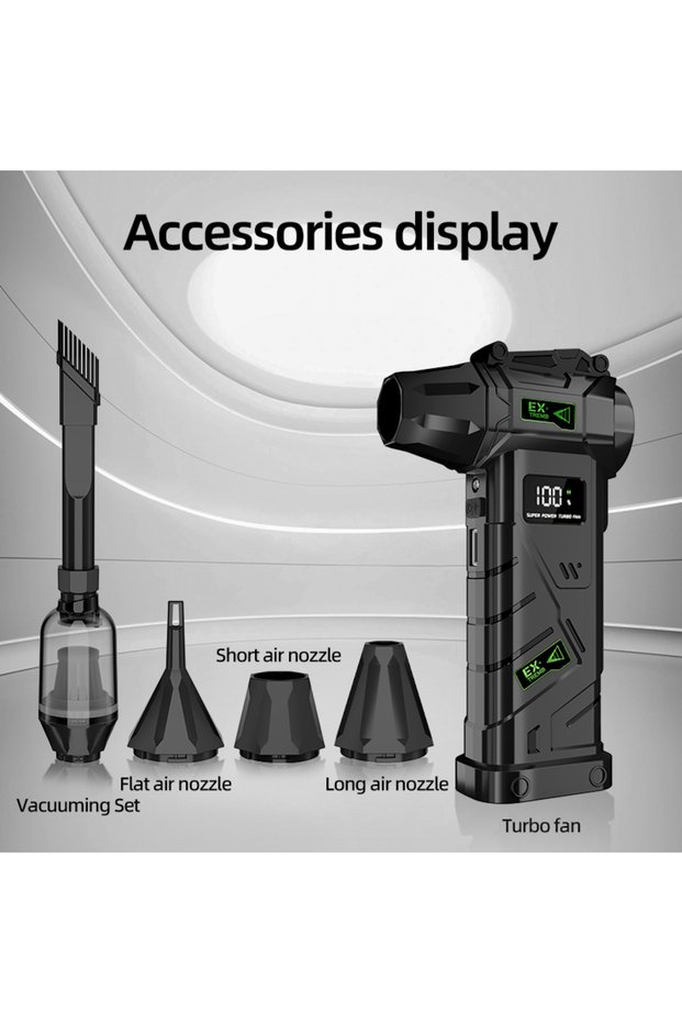 HFX8-XC 580000 RPM Powerful Violent Fan High-Speed Brushless Motor Air Blower Cordless Vacuum Cleane