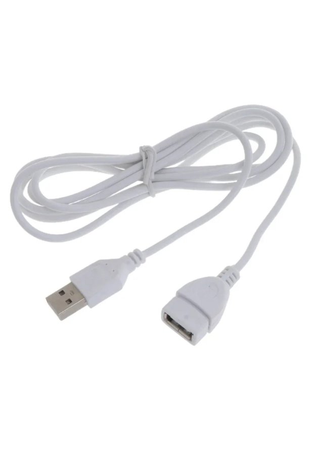1.5M White White USB Extension Cable Extender A Male To Female 1.5M Extension Cable Universal Extens