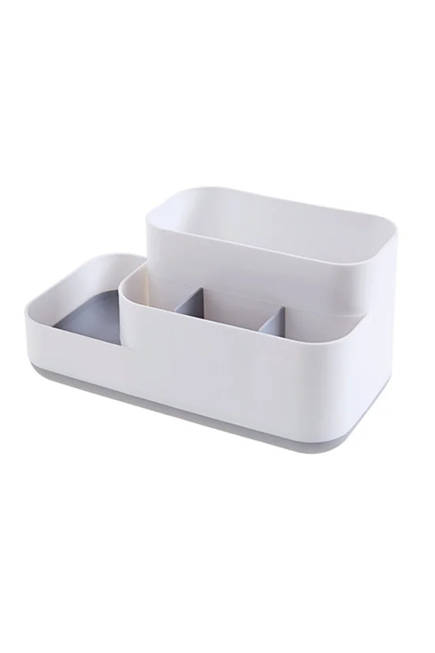 23x13x12cm Gray G5237B Creative Makeup Organizer Box with Drawer for Dressing Table Storage Drawer D