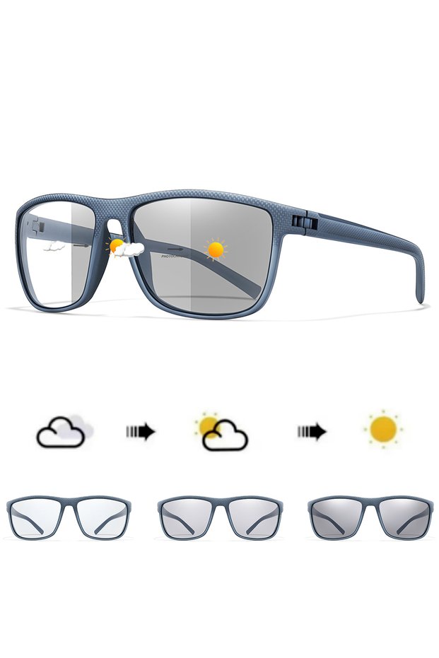 TH10 Classic Photochromic Goggles Cycling Sports Sunglasses Square Shades For Men Women Outdoor Runn