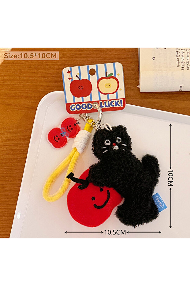 Plush F Cute Cute Pet Doll Pendant Backpack Keychain Versatile Pendant Girlfriend Couple Small Gift