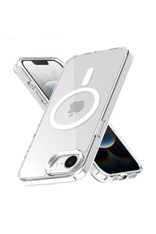 iPhone 16e Clear 17E Luxury Magnetic Case For iphoner 17E 16E for Magsafe Shockproof Protector Hard