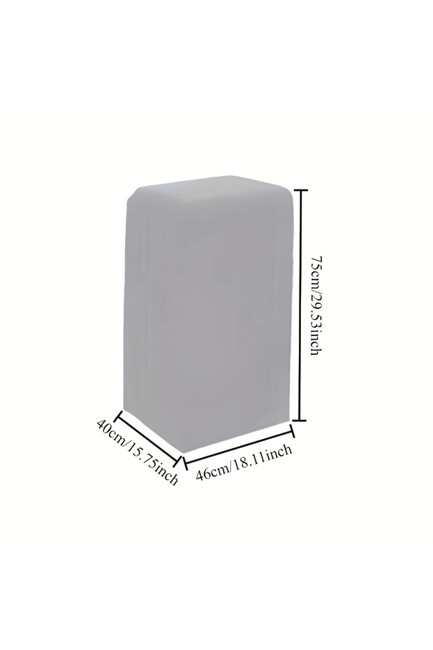 40x46x75cm silver Portable Air Conditioner Cover - 2 Colors Available, Suitable for Portable Air Con