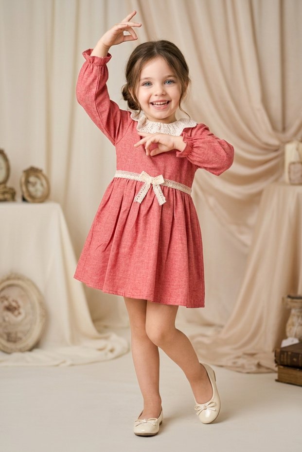 Baby Girl Girl Birthday Party Wedding Dress Lined Children's Clothing baby clothing