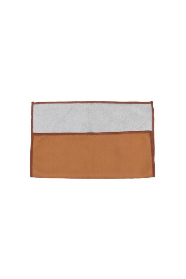 Khaki Folding Cloth Self-adhesive Camera Storage Bag Plush Wrapping Cloth Photography Camera Protect