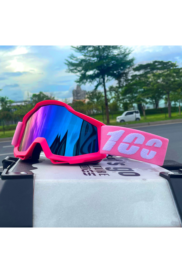 Pink Latest MX Motorcycle Goggles Off-Road Motorbike Glasses Men's MTB ATV Mask Windproof Protective