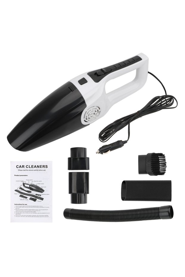 WHITE Car Vacuum Cleaner Portable Wet And Dry Dual-Use Vacuum Cleaner Powerful Handheld Mini Vacuums