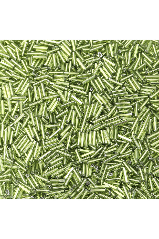 Light Green 225pcs/lot Colorful Glass Seed Beads Loose Spaced Tube Shape Bead For DIY Handmade Earri