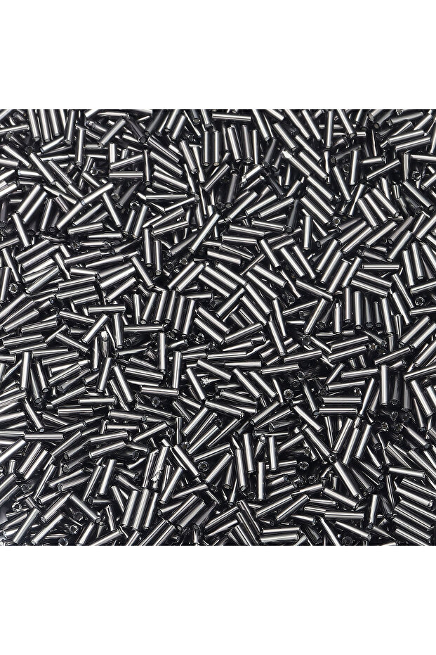 Black 225pcs/lot Colorful Glass Seed Beads Loose Spaced Tube Shape Bead For DIY Handmade Earring Bra