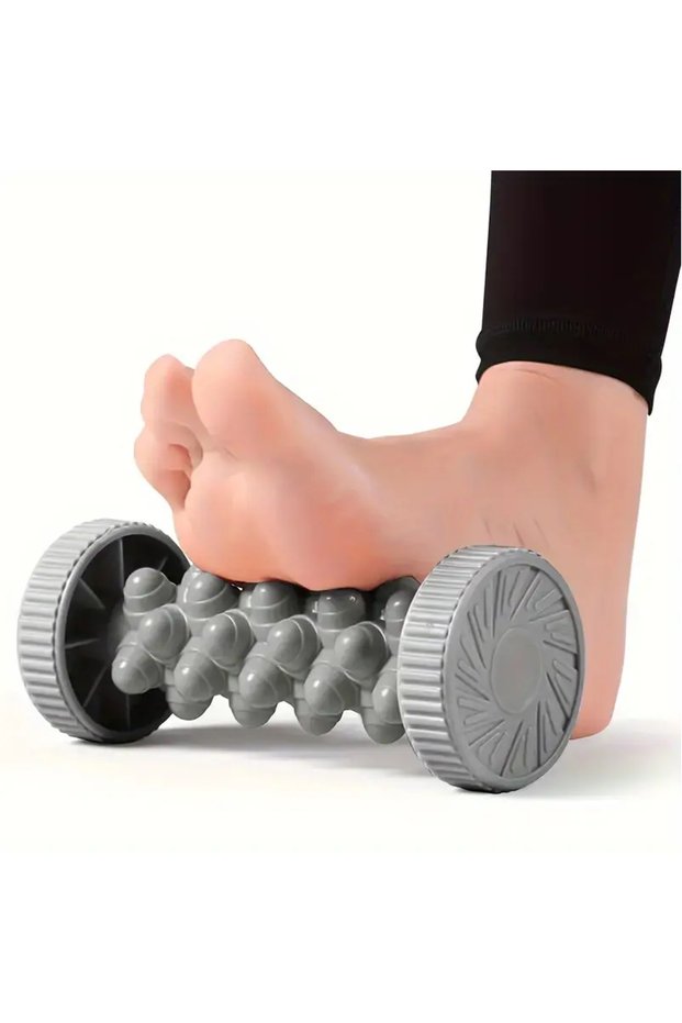 DARK GRAY Foot Massager Massage Roller Yoga Massage Ball Plantar Fascia Roller Muscle Relaxation Car