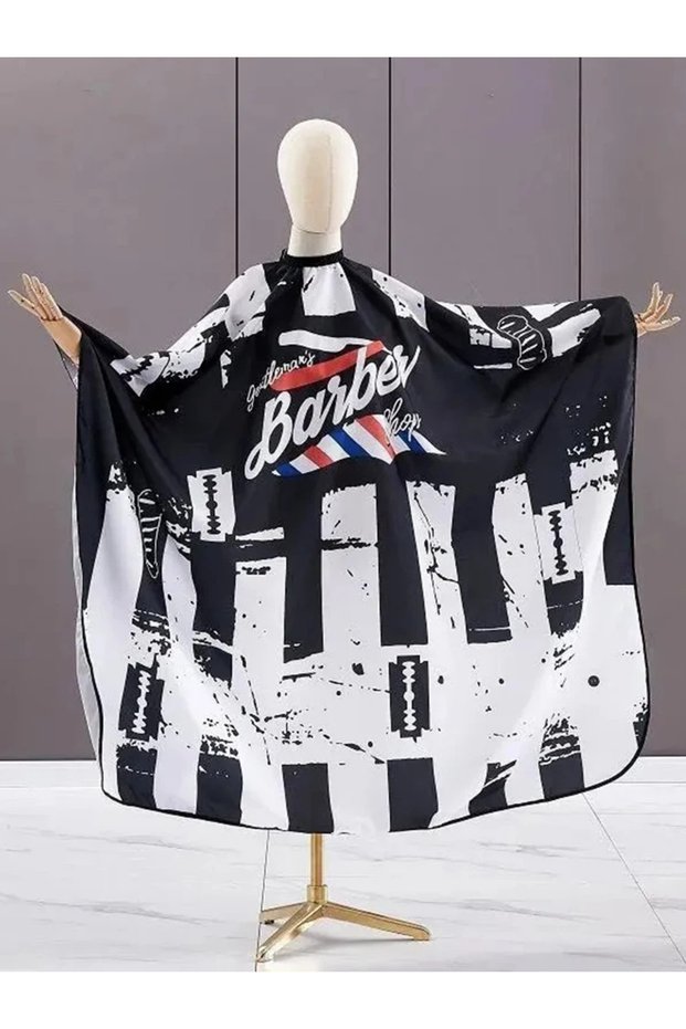 WB-03 Hairdressing Coth Pattern Cutting Hair Waterproof Cloth Salon Barber Cape Professional Hair St