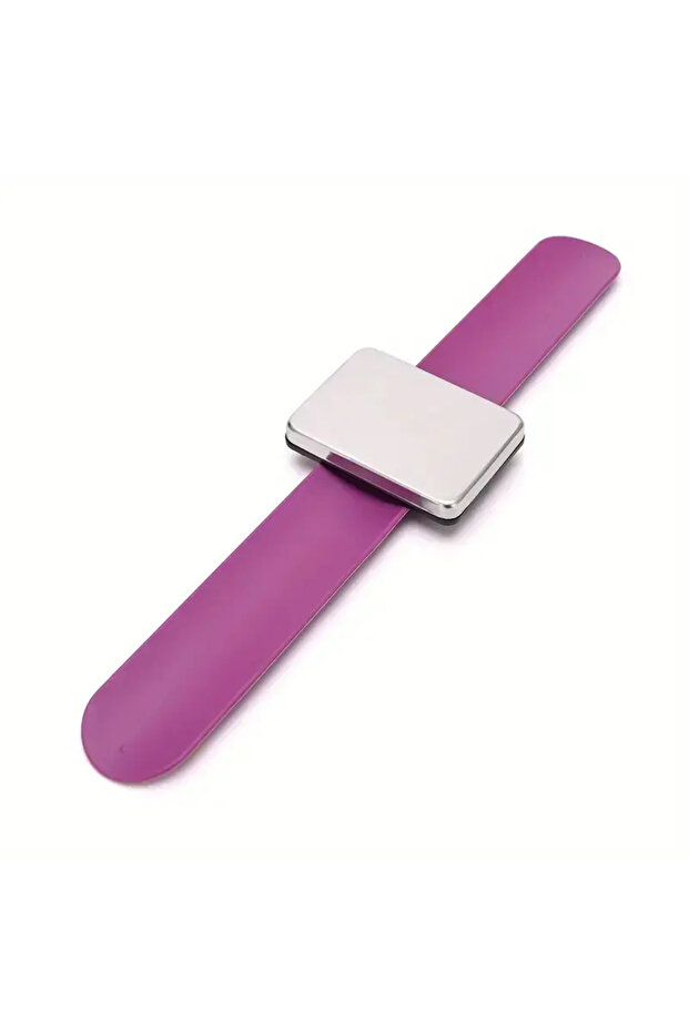 Purple 1 pcs Profession Salon Magnetic Bracelet Wrist Band Magnet Clapper Ring Make Up Watch Band Ma
